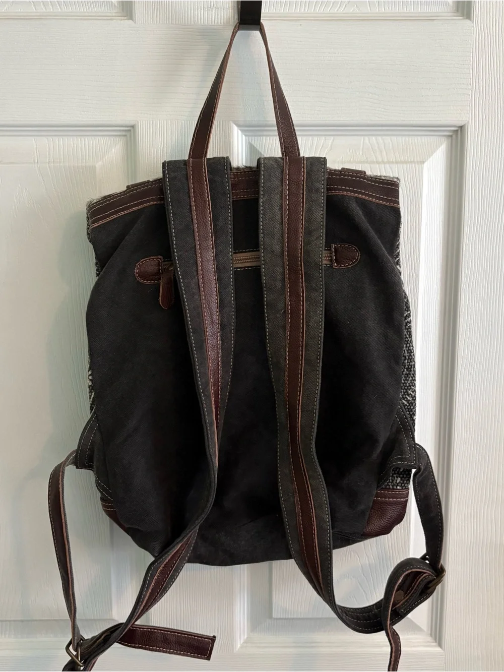 Myra Bag western Vibe with Me Hairon Canvas Backpack leather Cowgirl